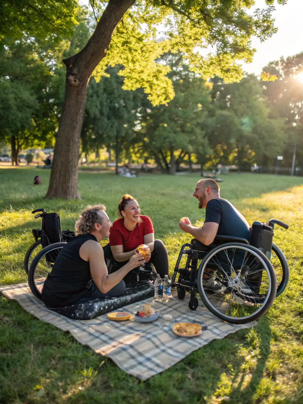 A heartwarming image of MEYMASCLUB volunteers conducting a rugby workshop for individuals with disabilities, highlighting inclusivity and community support.