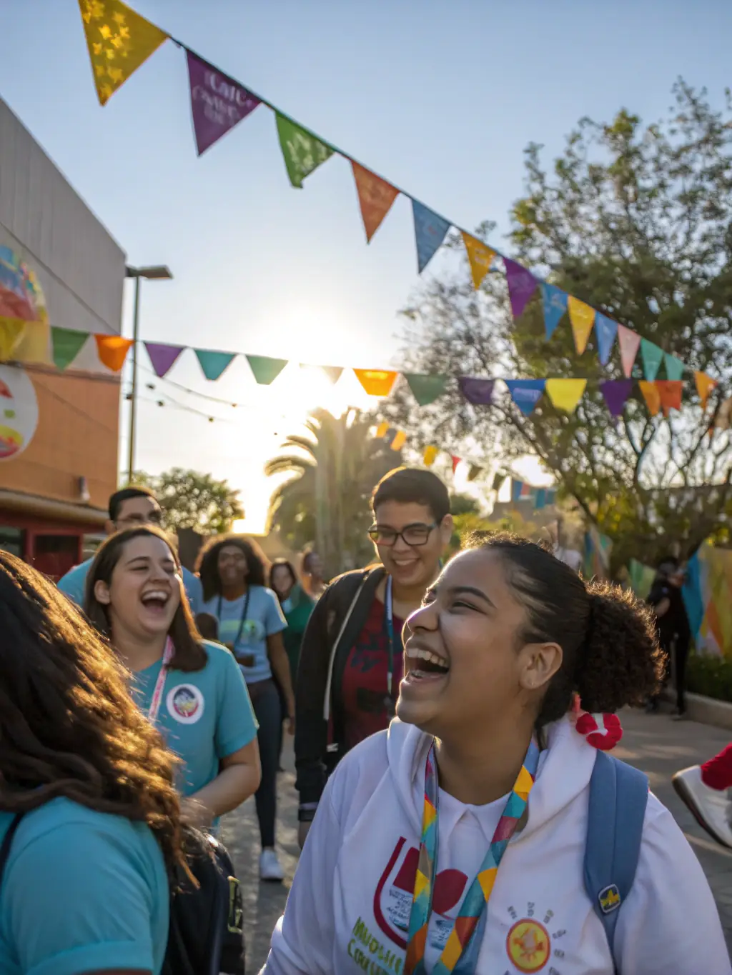 A photo of MEYMASCLUB members engaging in a community outreach event, such as a fundraising activity or a local festival, showcasing their commitment to community service.